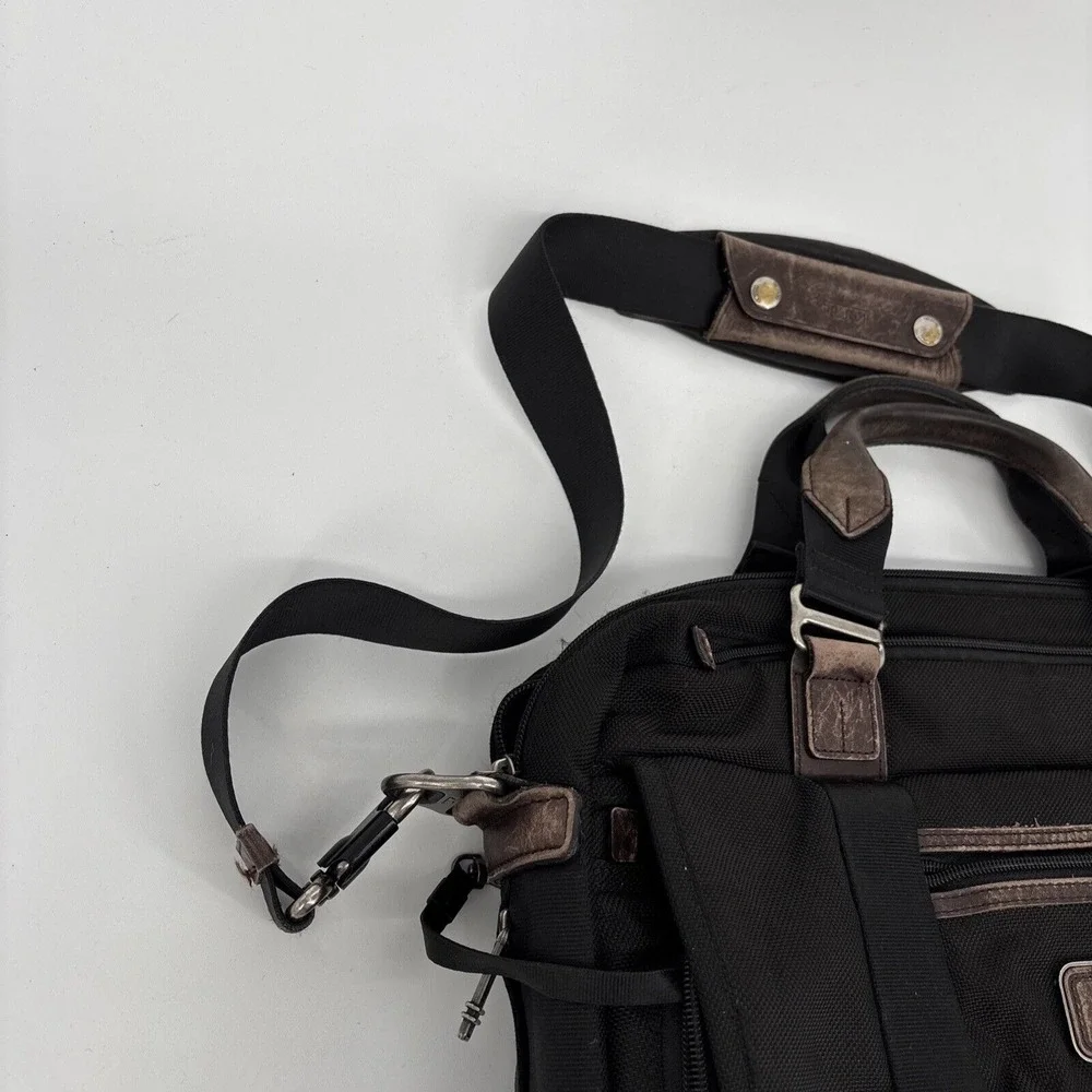 Tumi Alpha Bravo Pinckney Flap Briefcase Laptop Carry Bag Black 22634 Reg $395